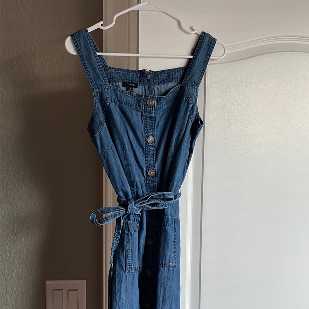 Talbots Classic Blue Denim Skirt